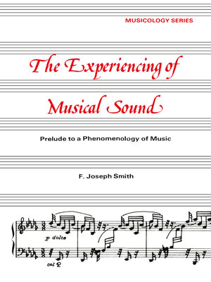 cover image of Experiencing of Musical Sound